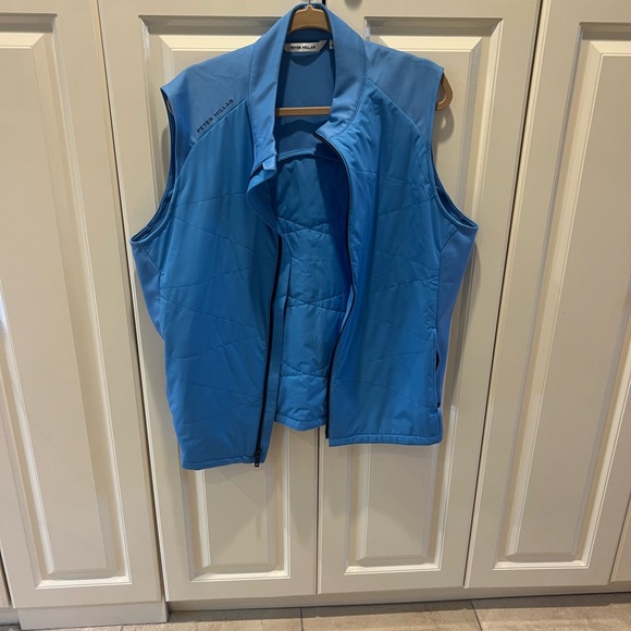 Peter Millar Blue Quilted Golf Vest Size Large - Picture 7 of 7